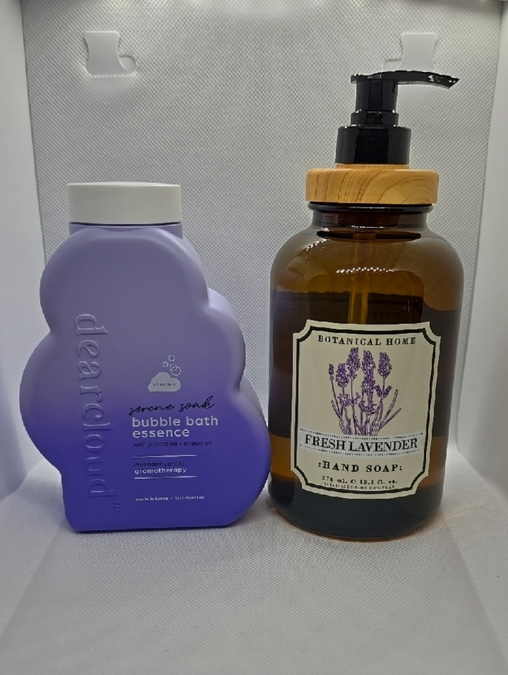Bubble Bath & Lavender Hand Soap Bundle